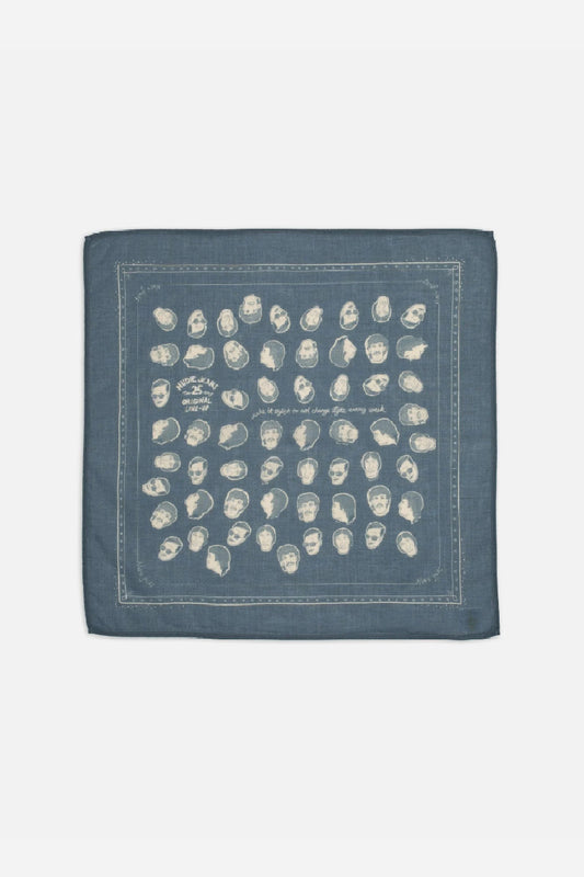 Nudie Jeans Ingrid Bandana OG Line Up - blue