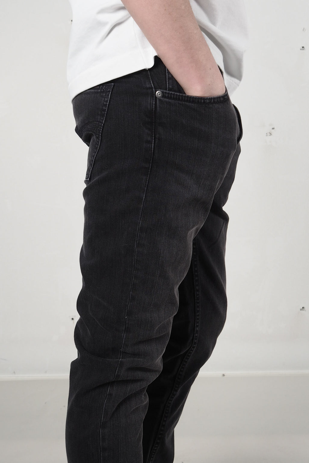 Nudie Jeans Lean Dean miesten farkut - black eyes