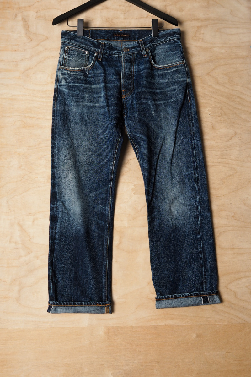 Nudie Jeans used selvage jeans