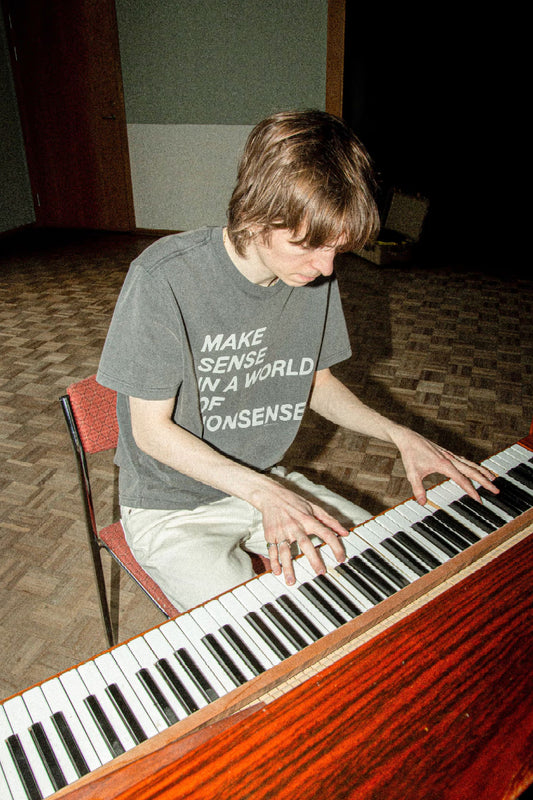 Nudie Jeans Roy Make Sense T-Shirt - antracite