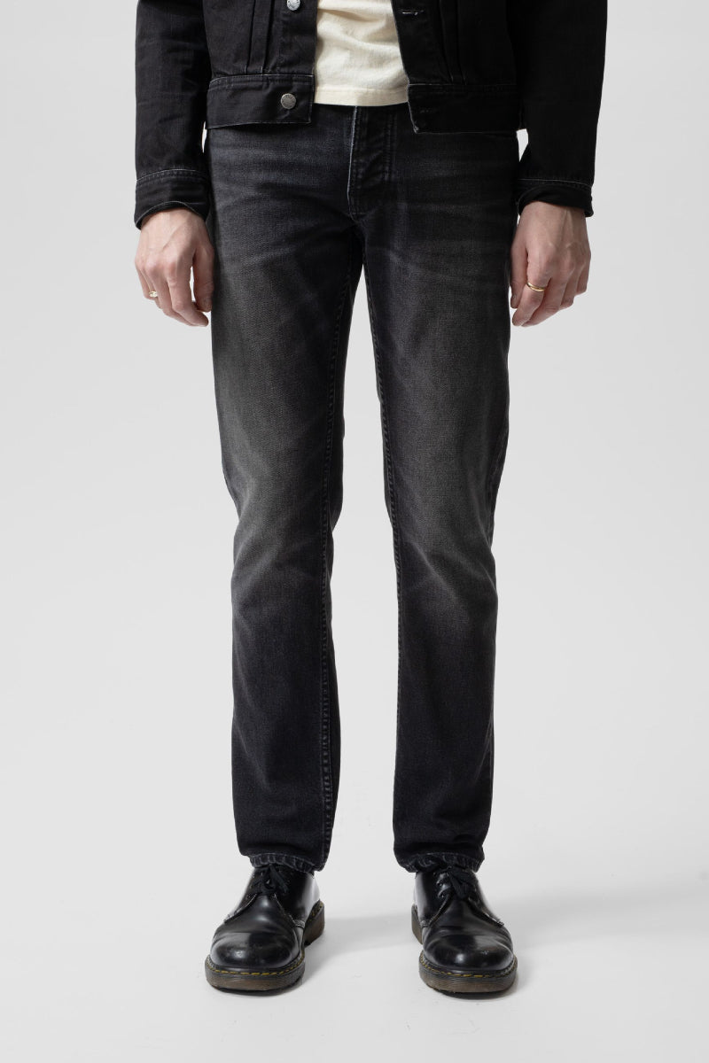 Nudie Jeans Solid Ollie - Black Force