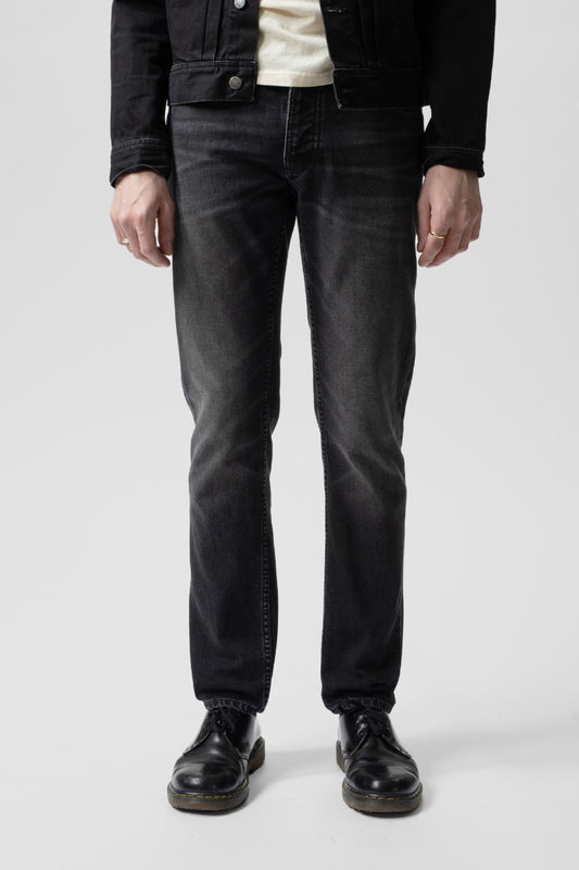Nudie Jeans Solid Ollie - Black Force
