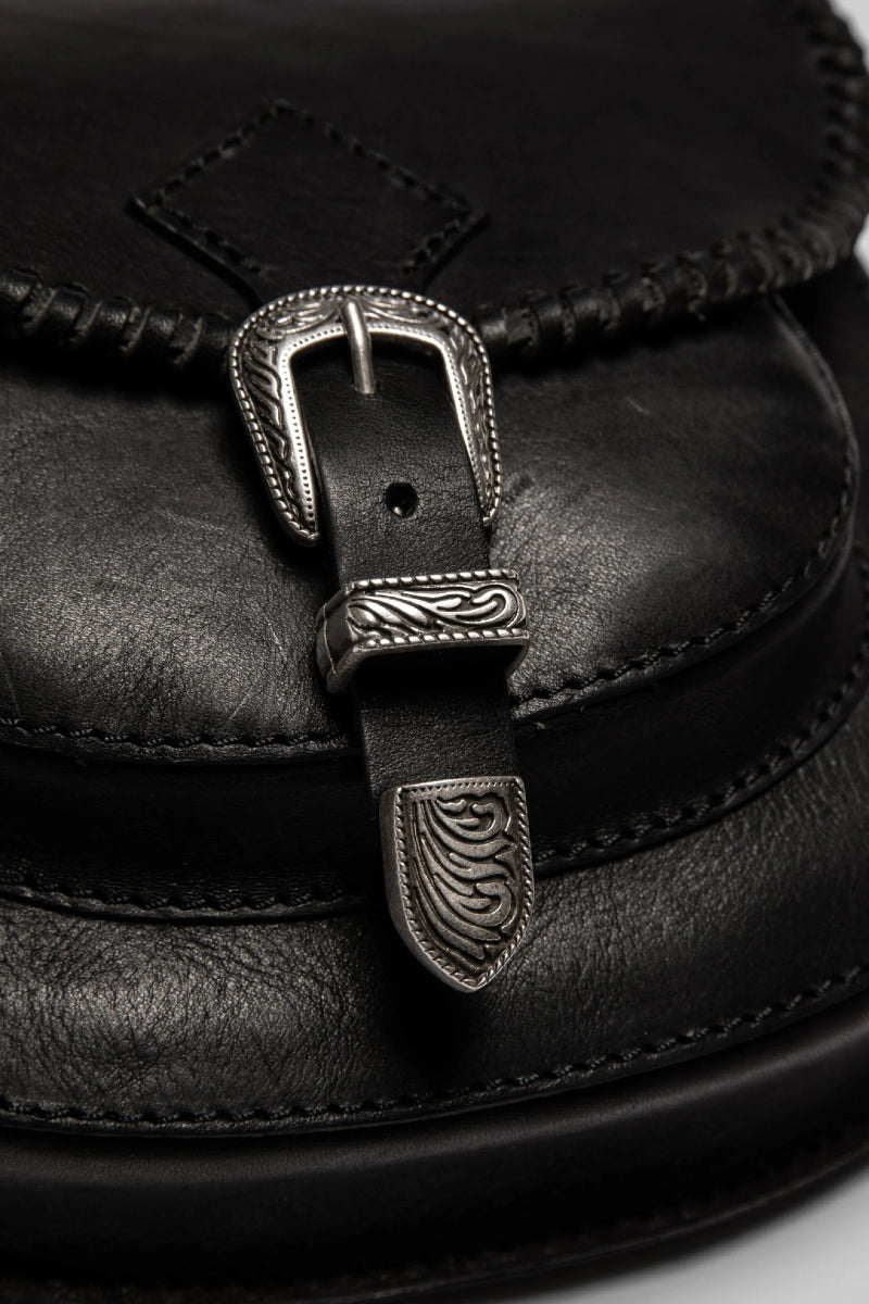 Nudie Western Leather Saddle Bag