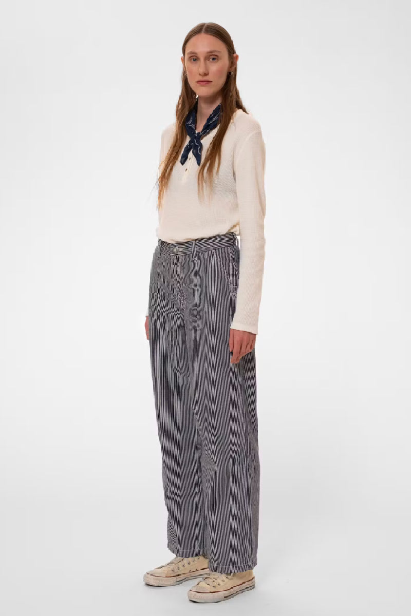 Nudie Stina Hickory - striped pants