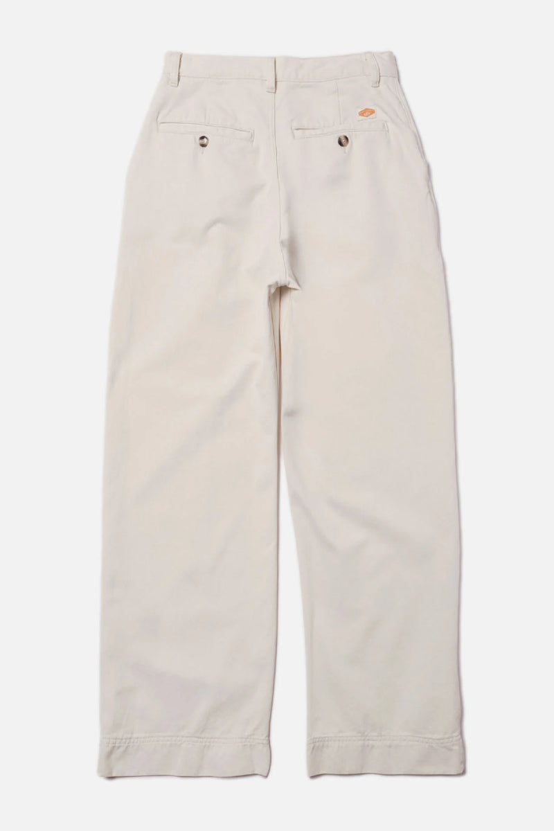 Nudie Suki Workwear Sailor Denim Pants - ecru