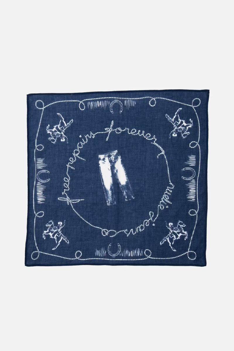 Nudie Ingrid Bandana Free Repairs huivi - navy