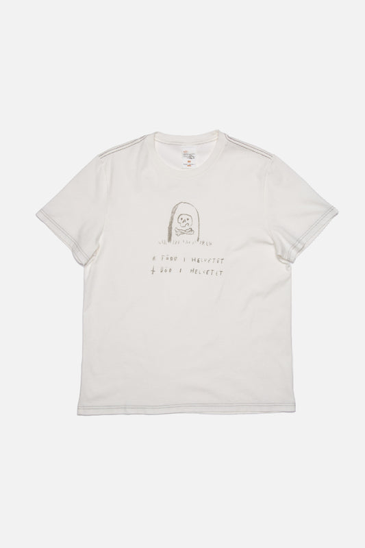Nudie x Jeff Olsson Roy Born In Hell t-shirt - offwhite