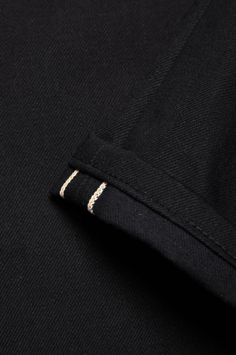 Nudie Jeans Steady Eddie II - Dry Black Selvage