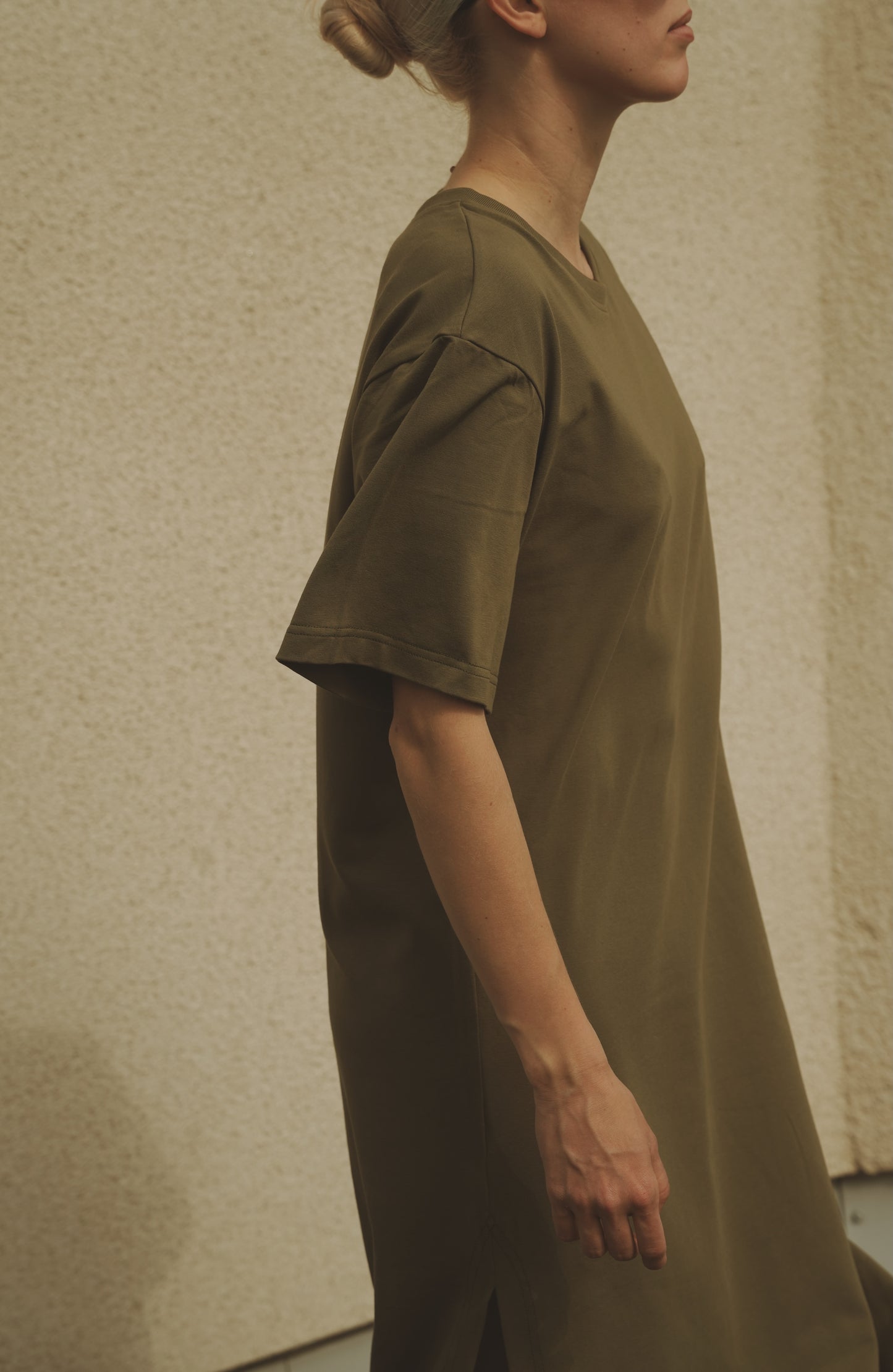 OUNCE garments Indie t-shirt dress - green