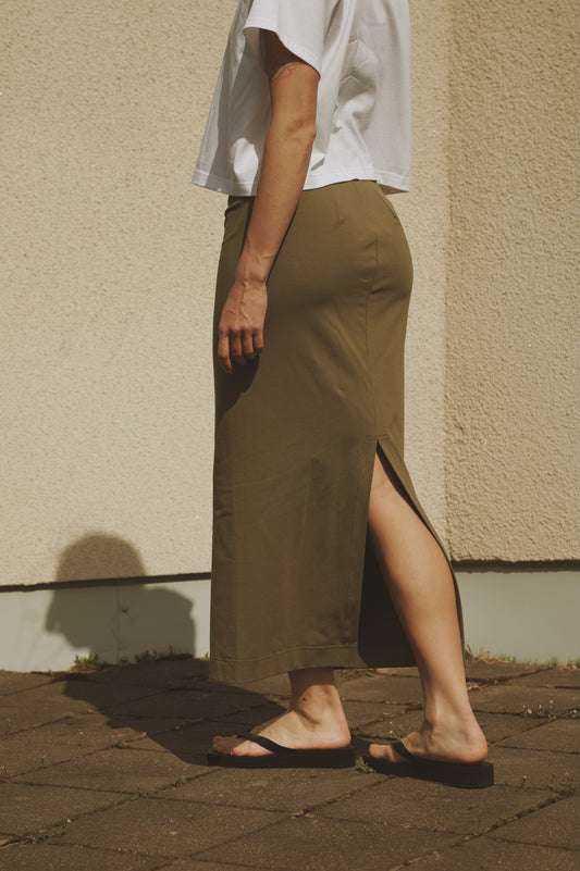 OUNCE garments Lin 2.0 skirt - green