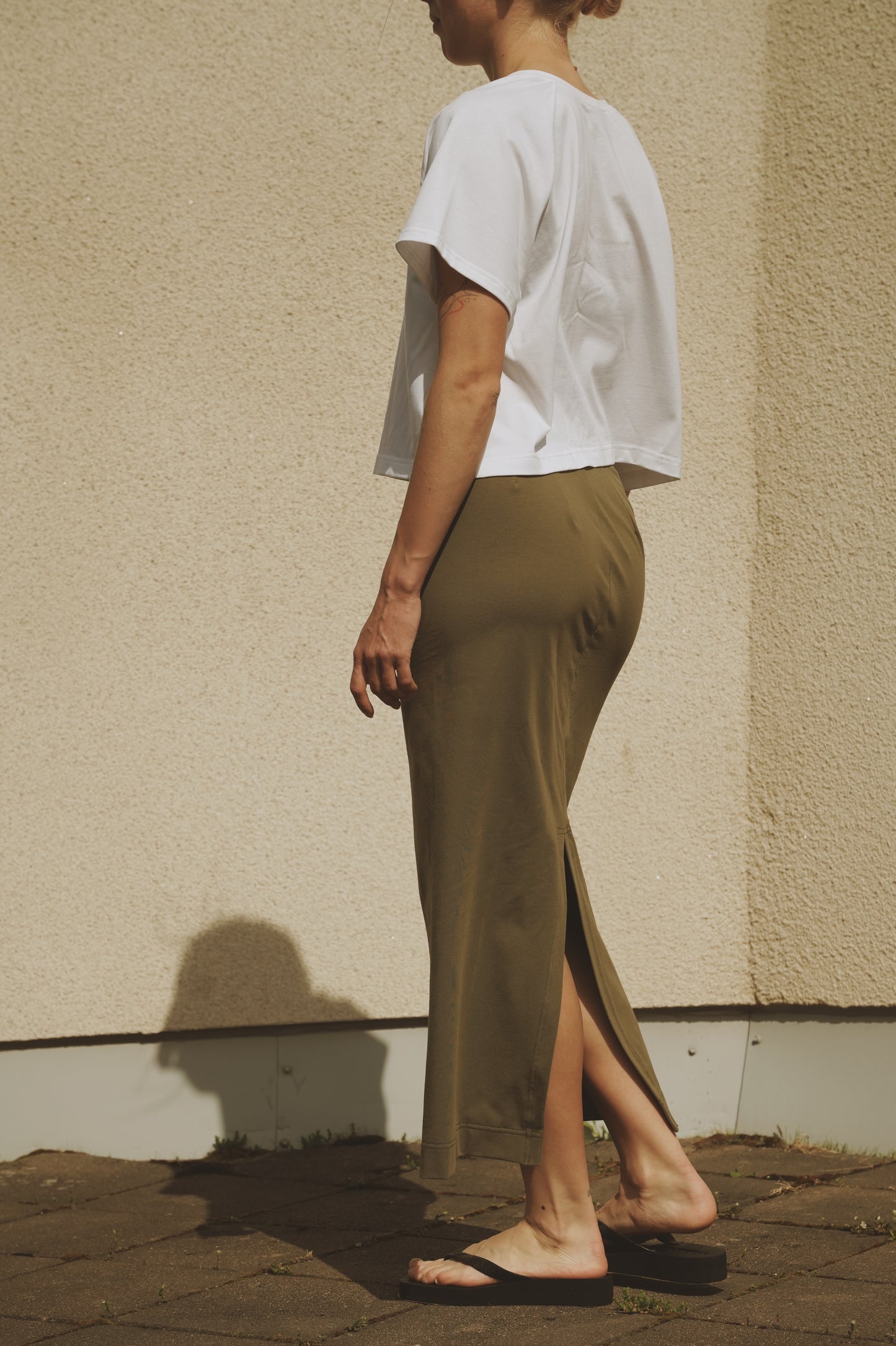OUNCE garments Lin 2.0 skirt - green