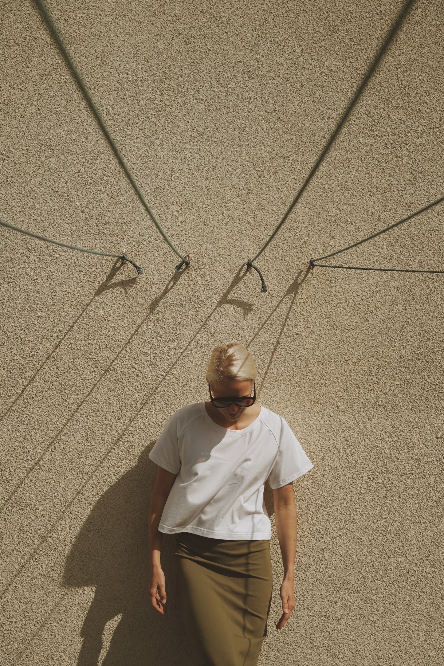 OUNCE garments Mette Crop tee - white