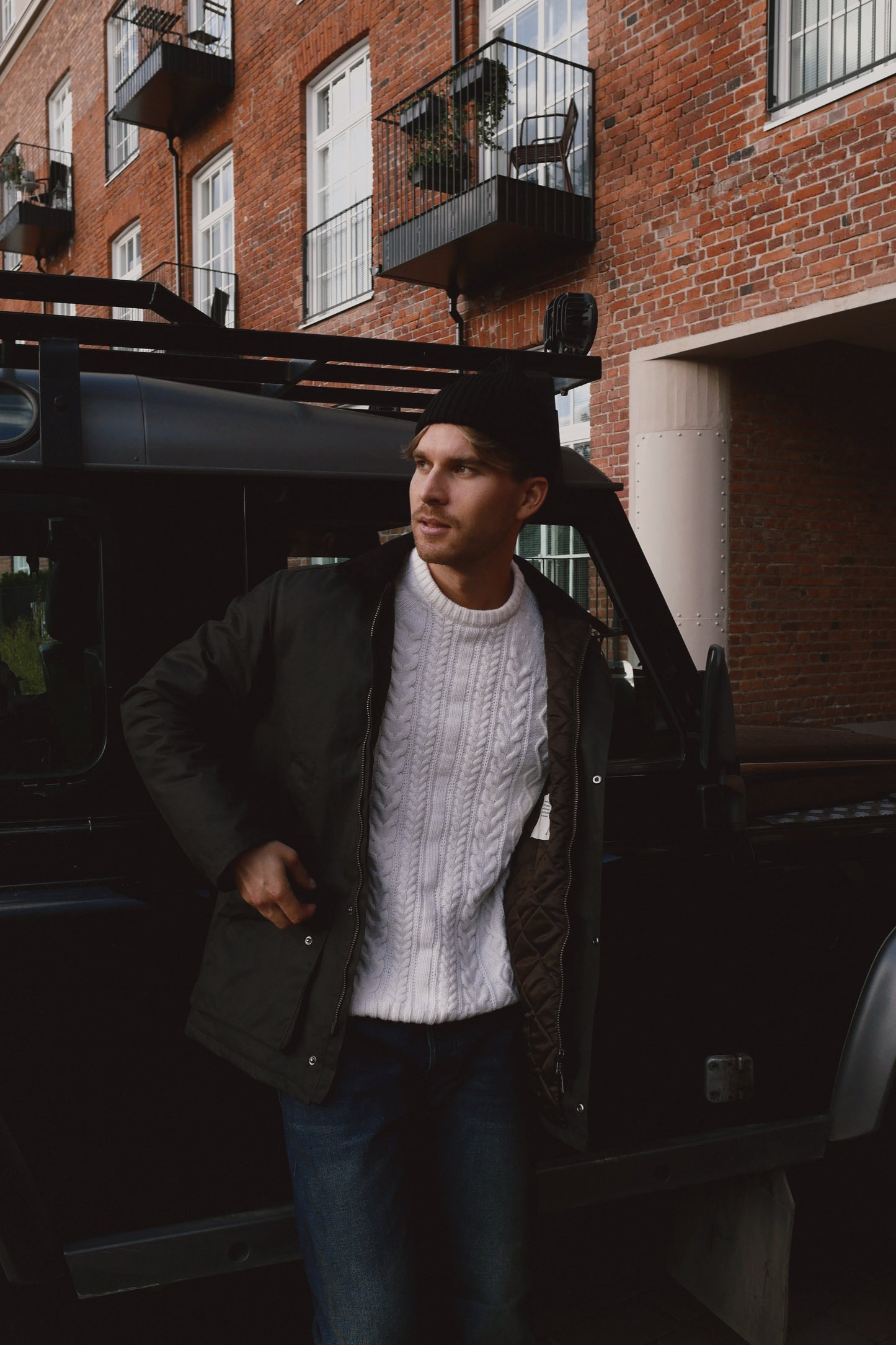 OUNCE garments Rope Sweater men - white