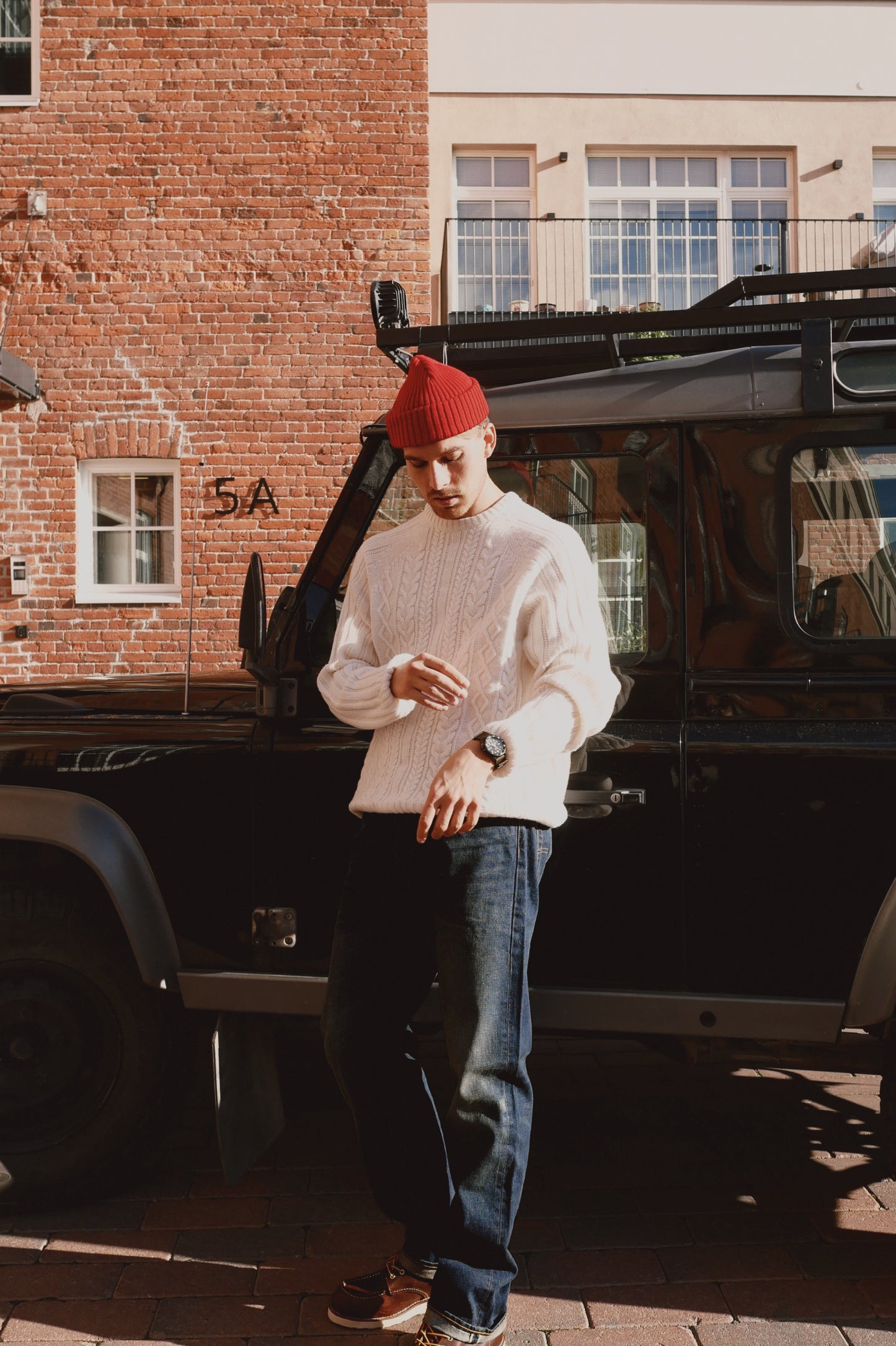 OUNCE garments Rope Sweater men - white