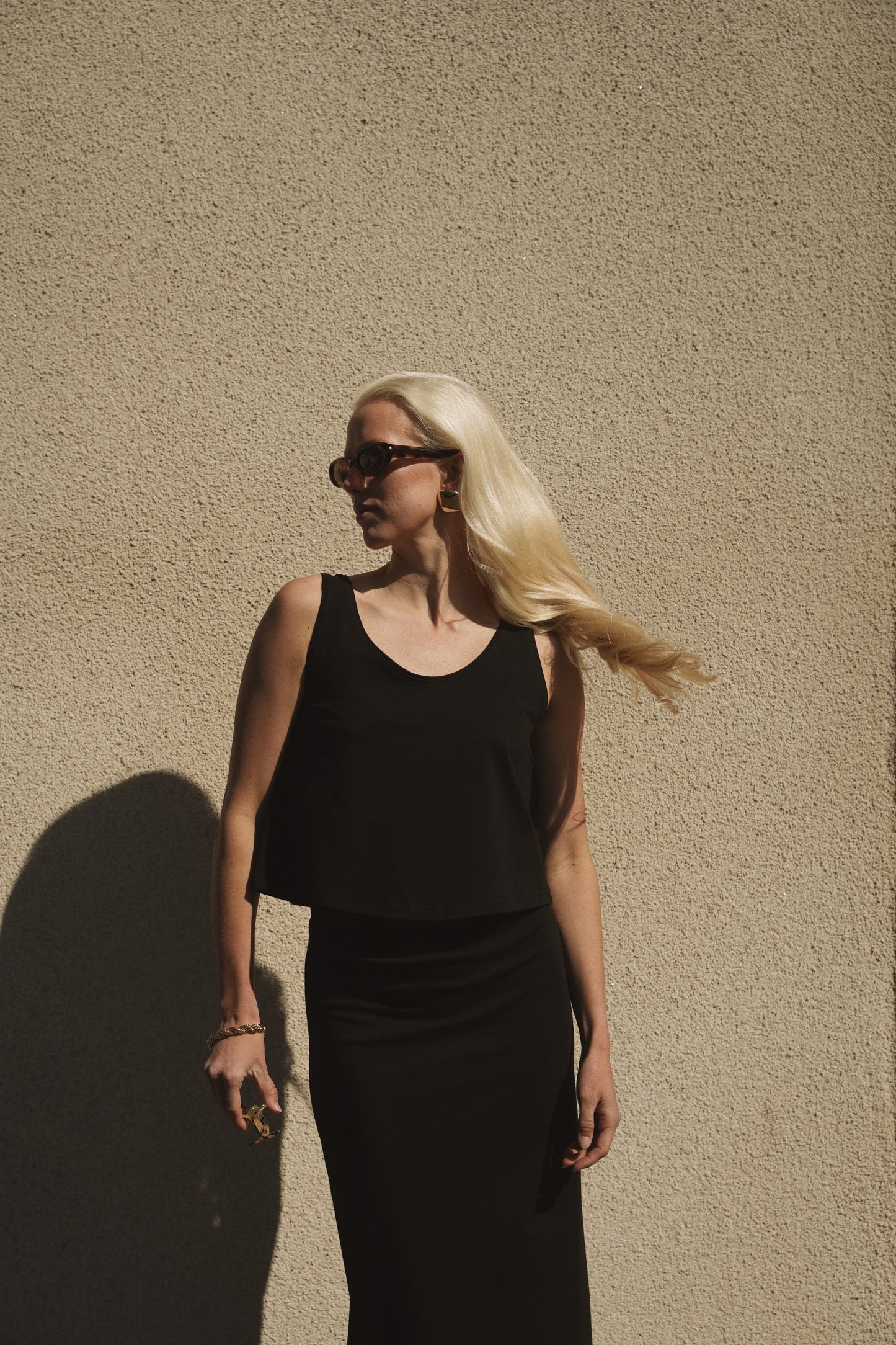 OUNCE garments Saga top - black