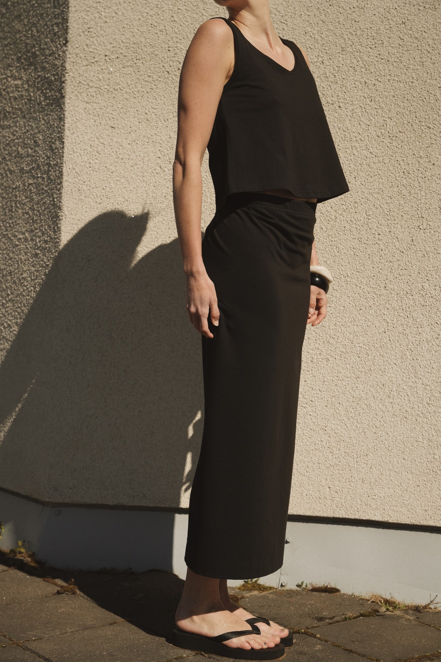 OUNCE garments Lin 2.0 skirt - black