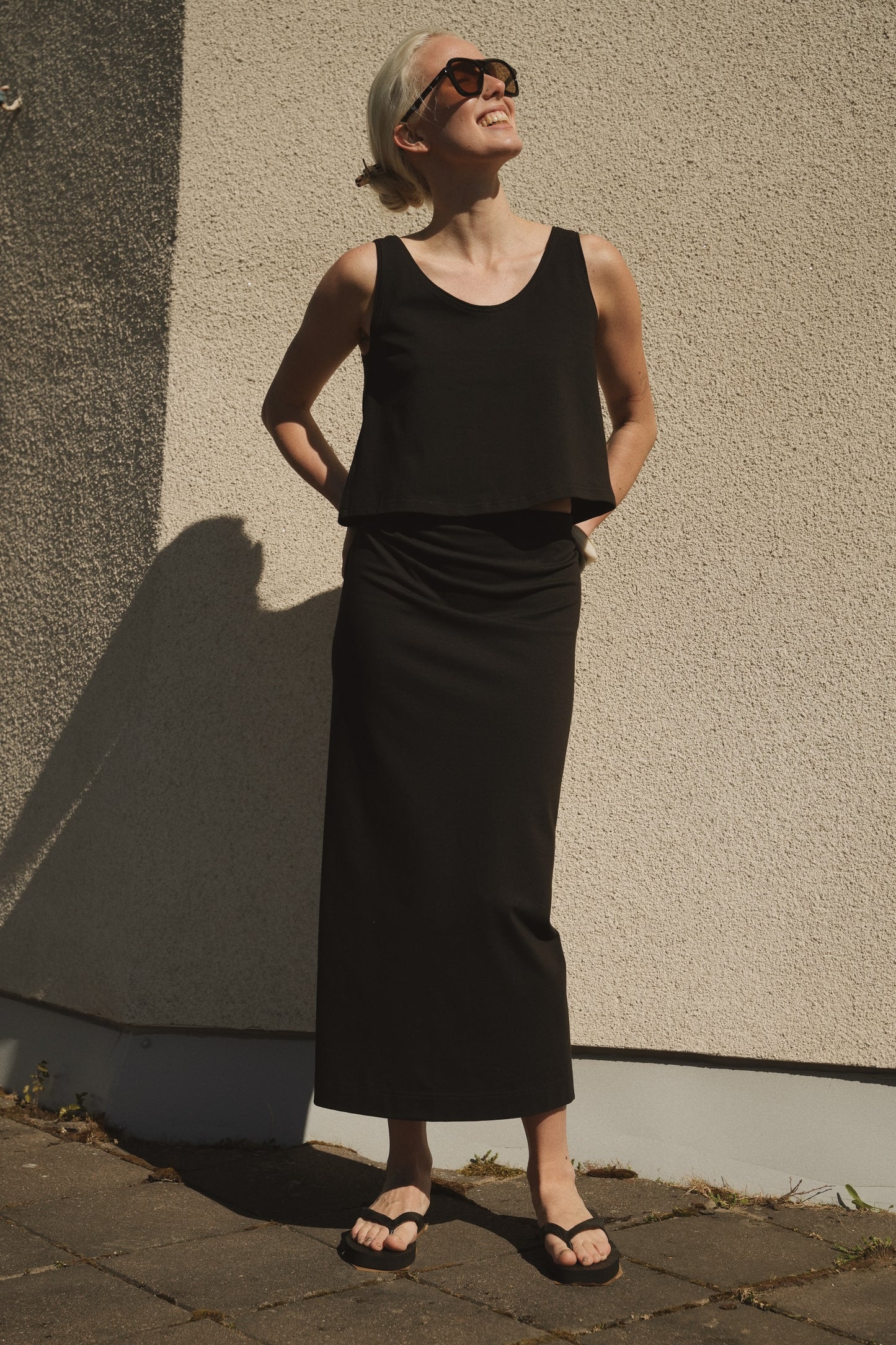OUNCE garments Lin 2.0 skirt - black