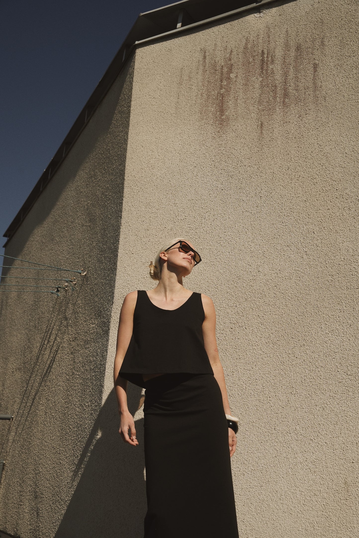 OUNCE garments Saga top - black