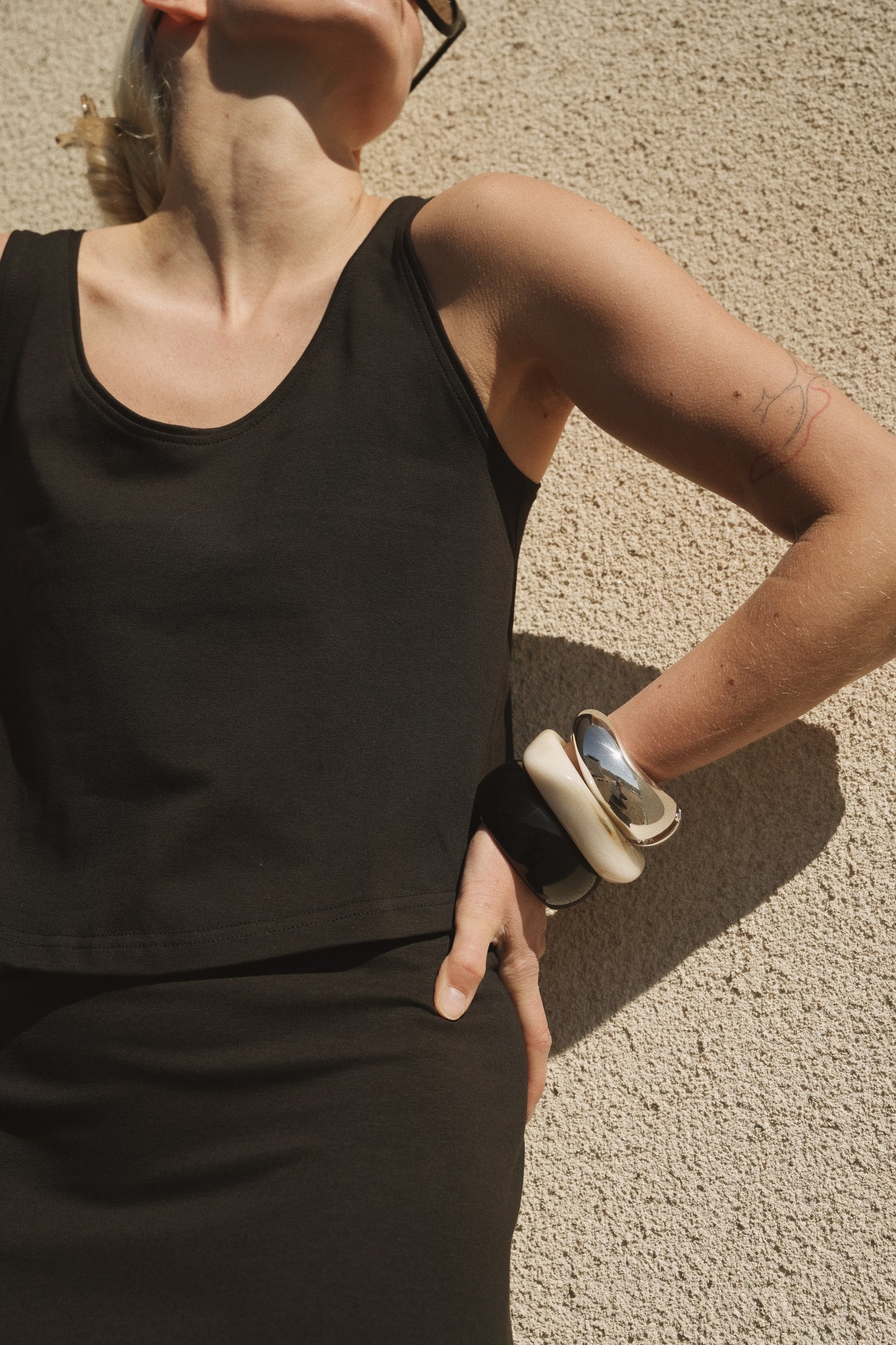OUNCE garments Saga top - black