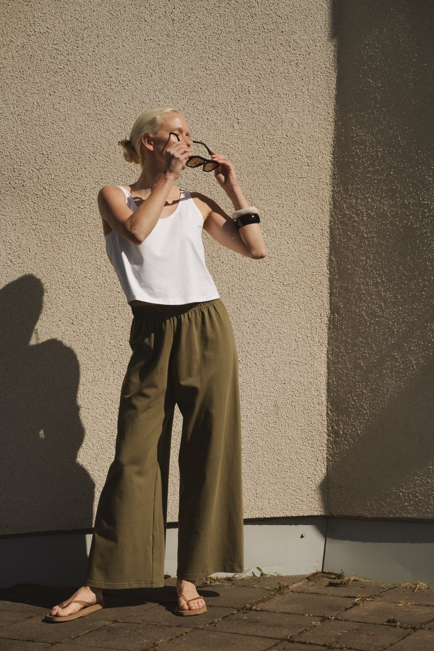 OUNCE garments Saga top - white