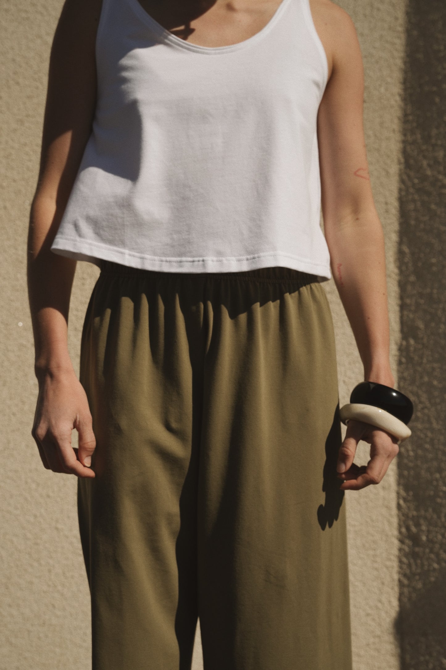 OUNCE garments Saga top - white