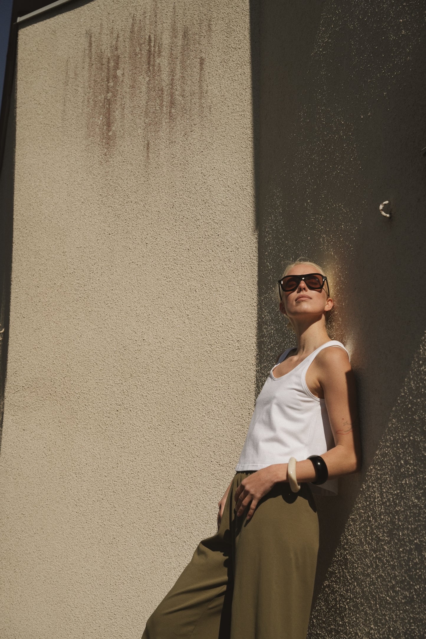 OUNCE garments Saga top - white
