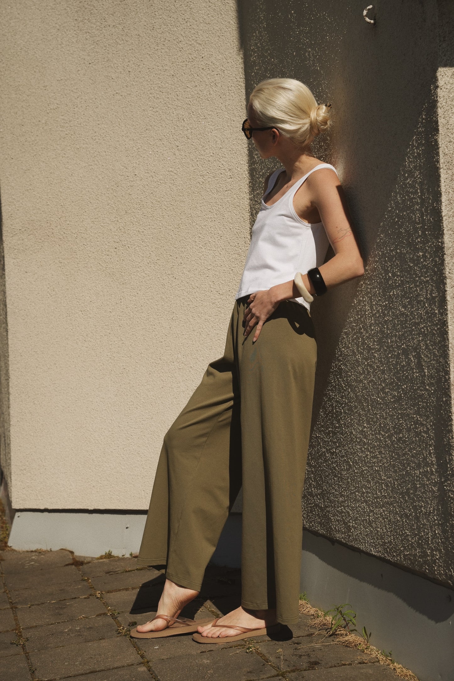 OUNCE garments Ebba trousers - green