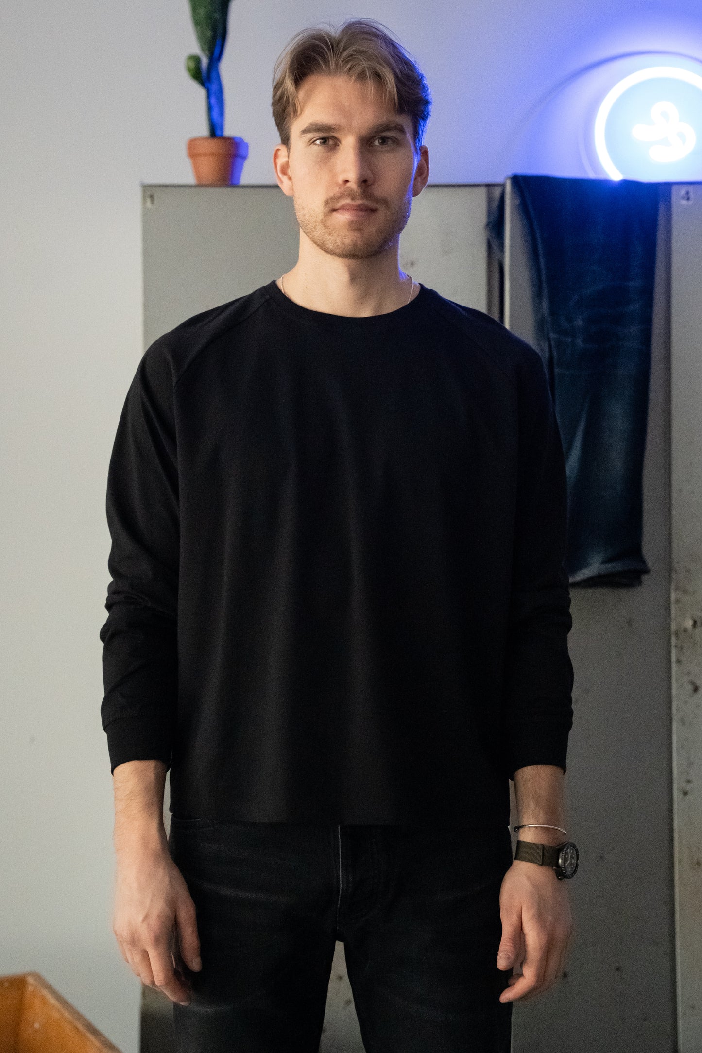 OUNCE garments Willy L/S - black