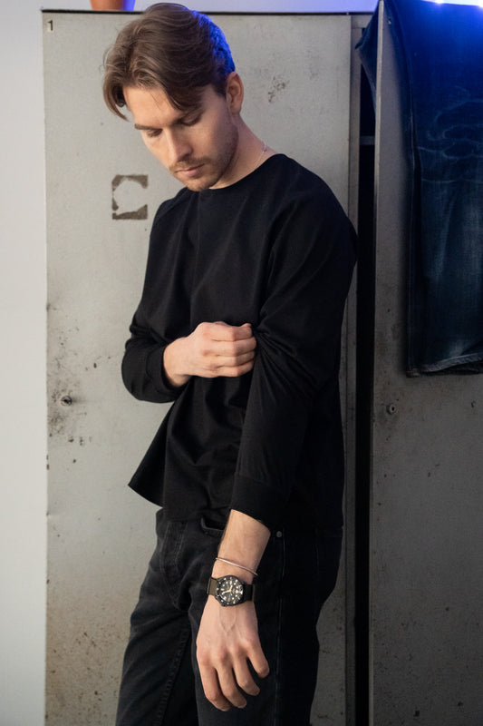 OUNCE garments Willy L/S - black