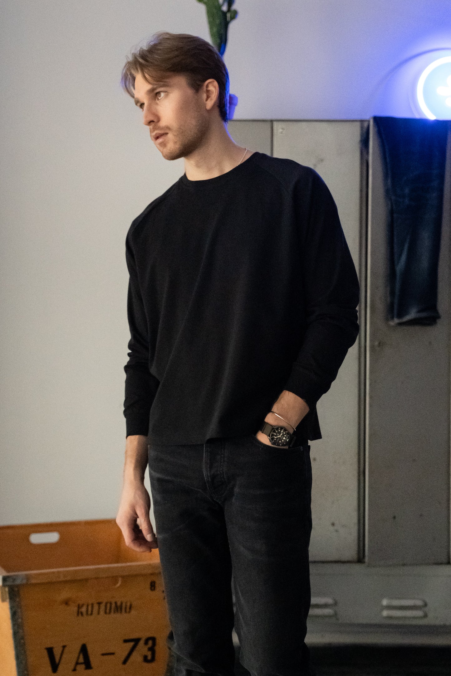 OUNCE garments Willy L/S - black