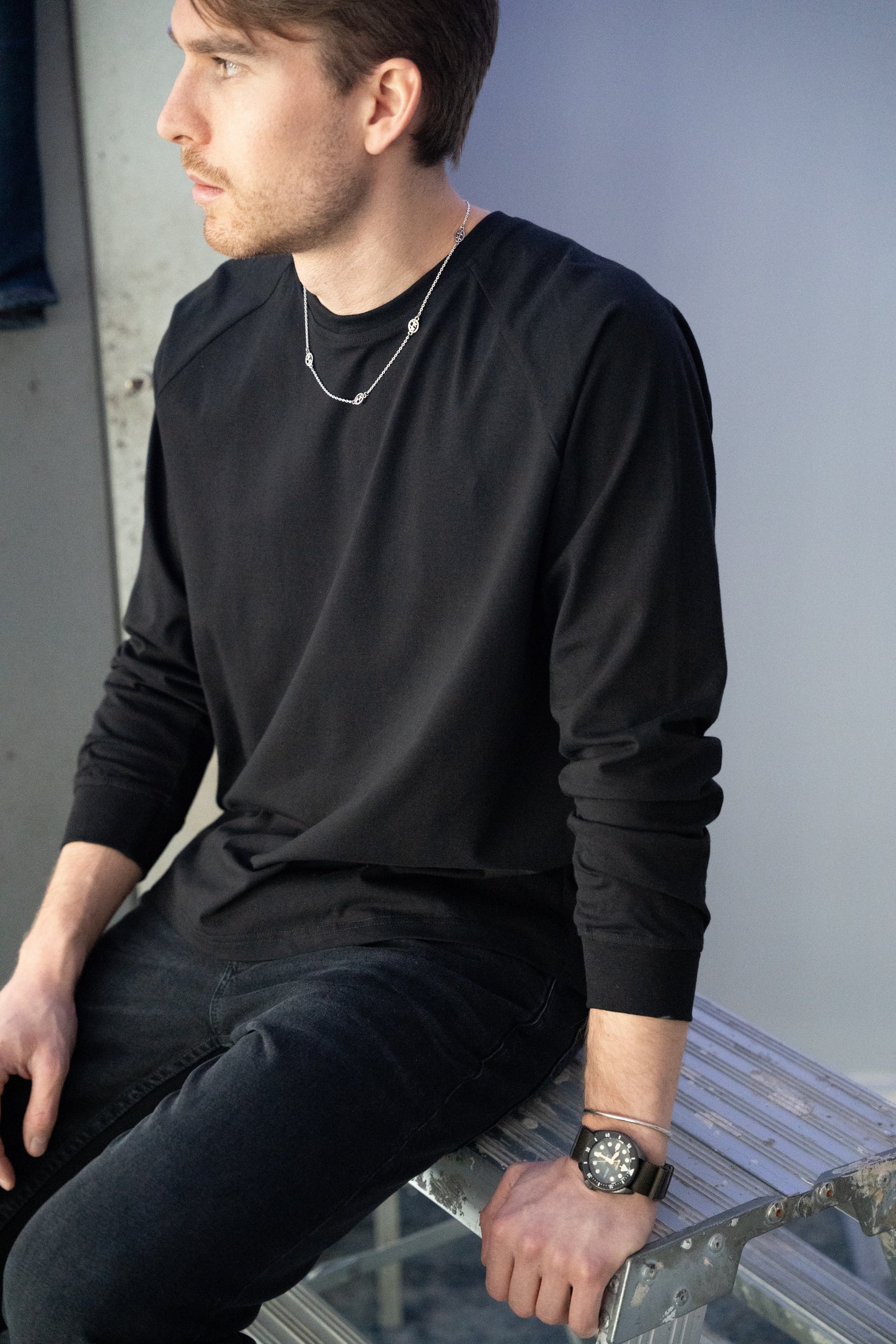 OUNCE garments Willy L/S - black