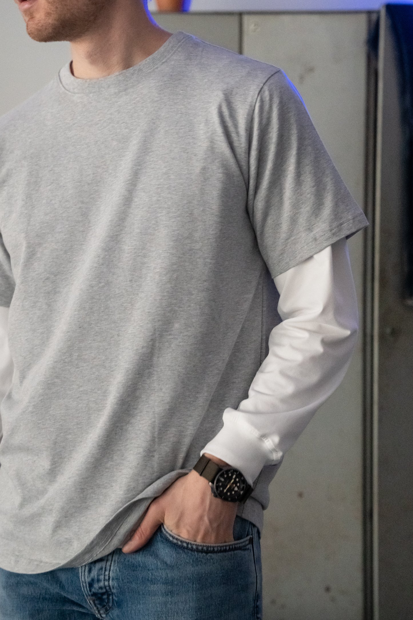 OUNCE garments Willy L/S - white