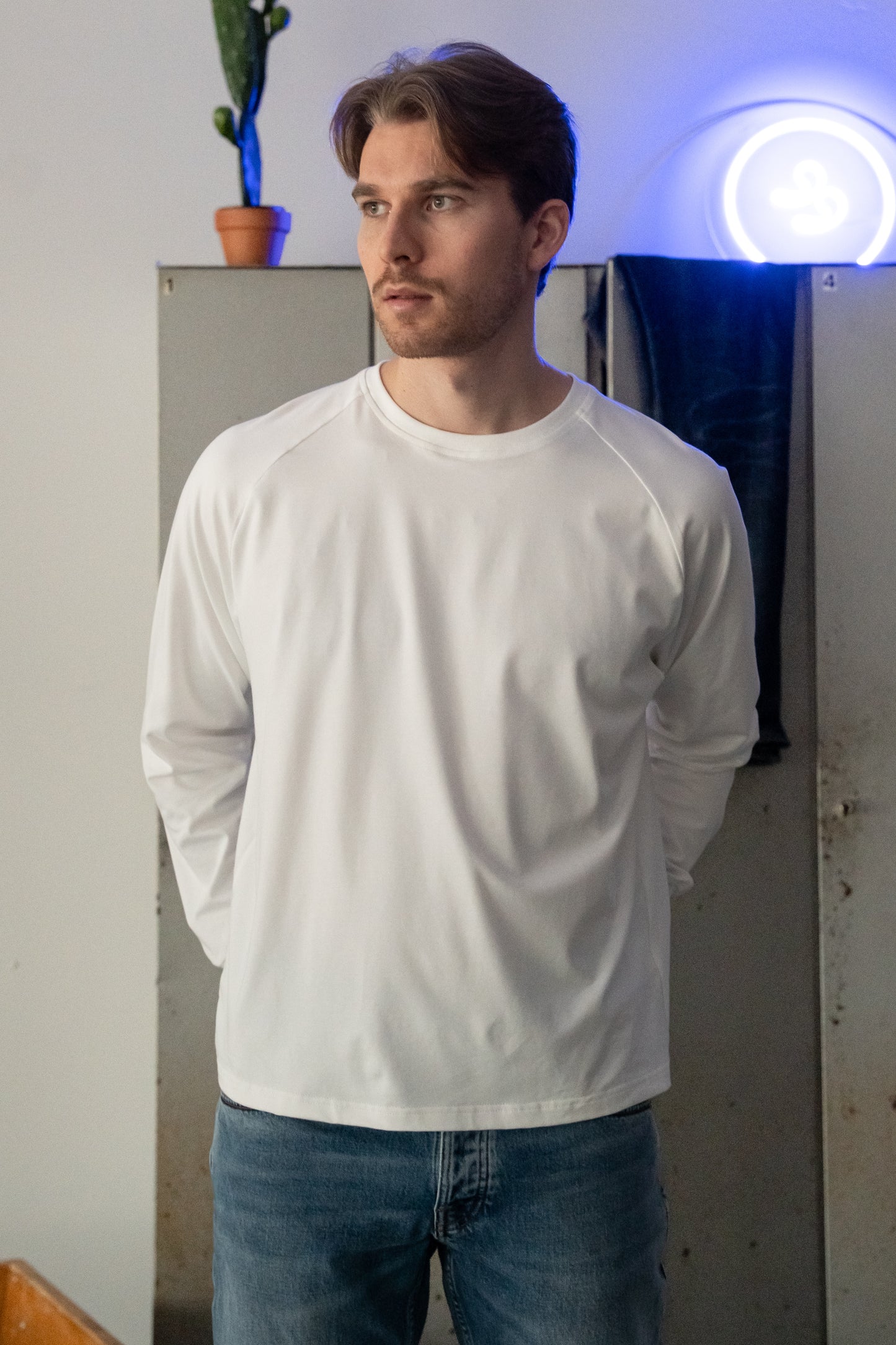 OUNCE garments Willy L/S - white