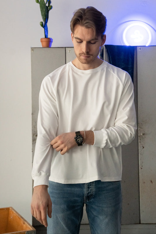 OUNCE garments Willy L/S - white