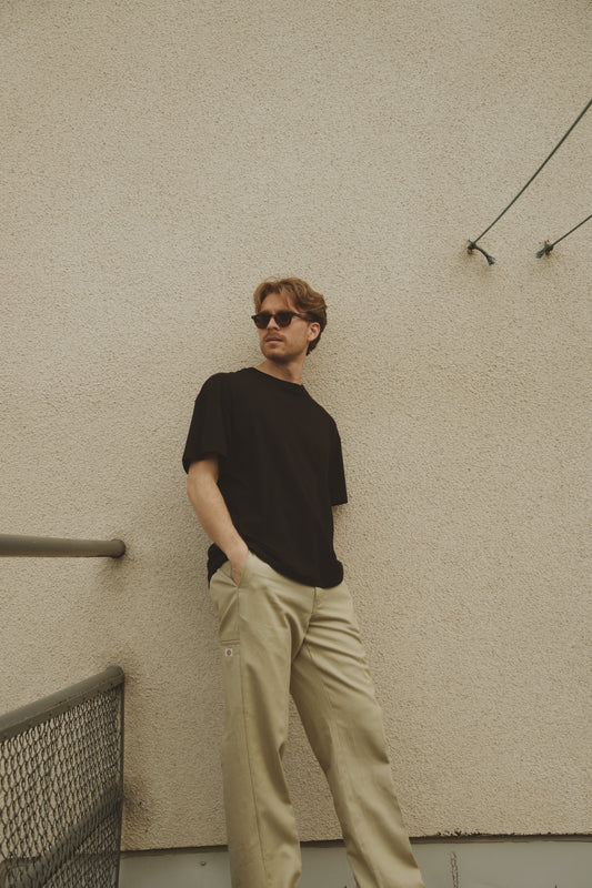 OUNCE garments Willy oversize t-shirt - black