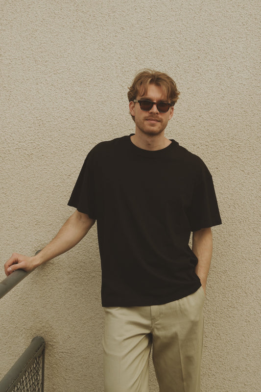 OUNCE garments Willy oversize t-shirt - black