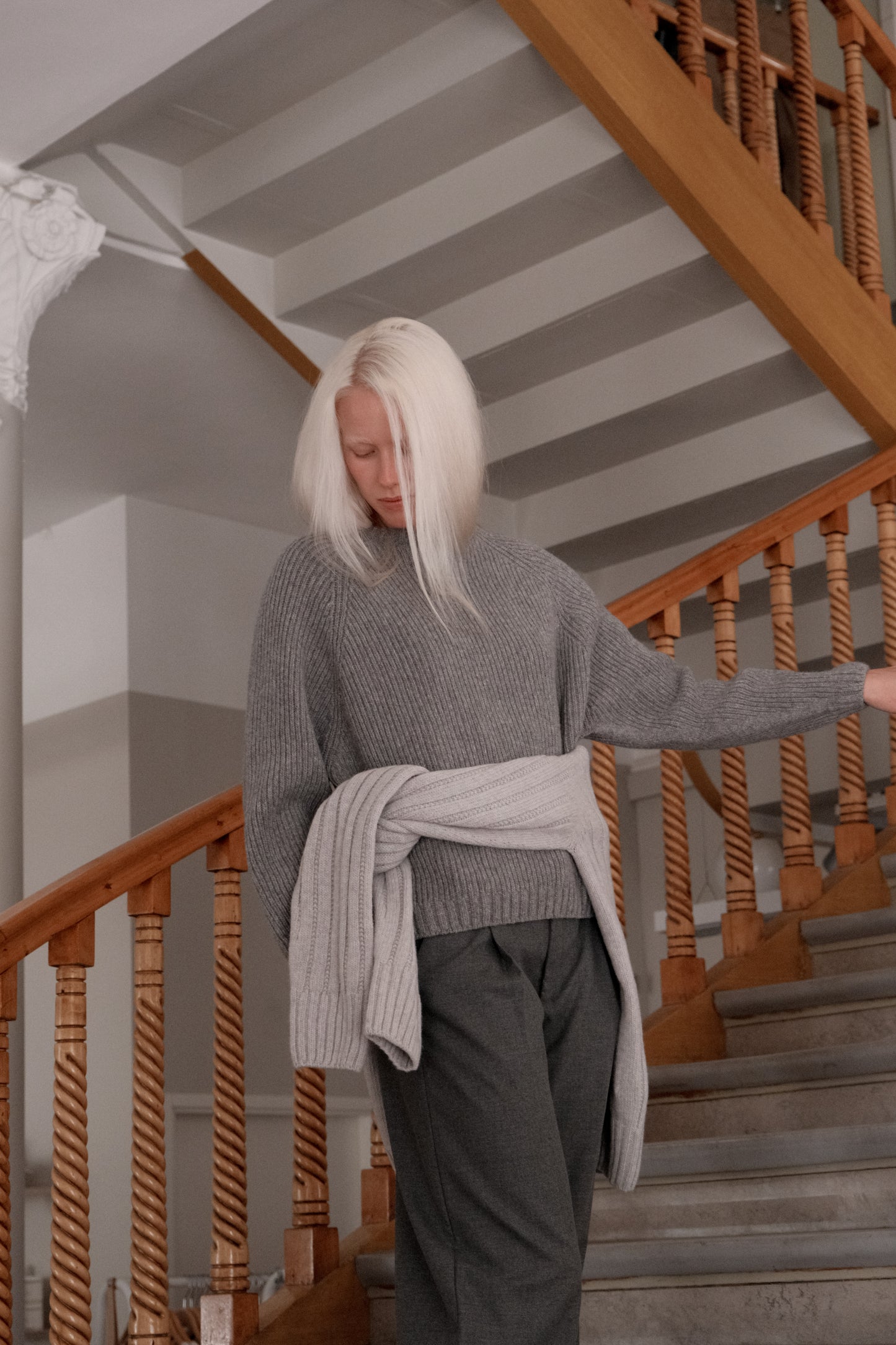 OUNCE garments Bon Sweater - dark grey