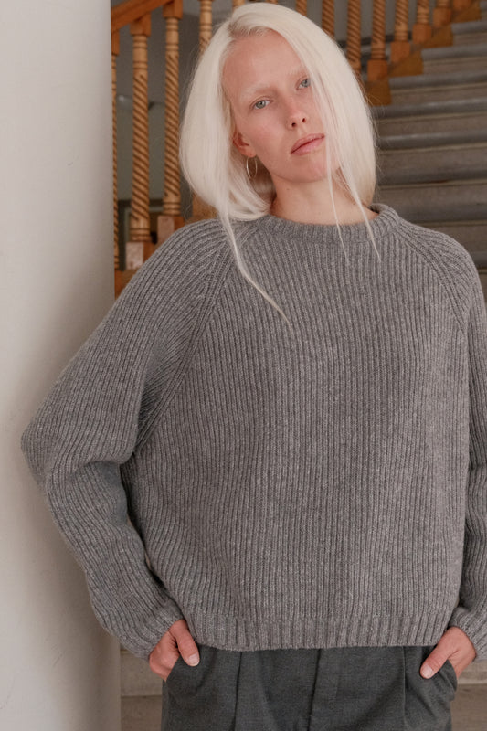 OUNCE garments Bon Sweater - dark grey