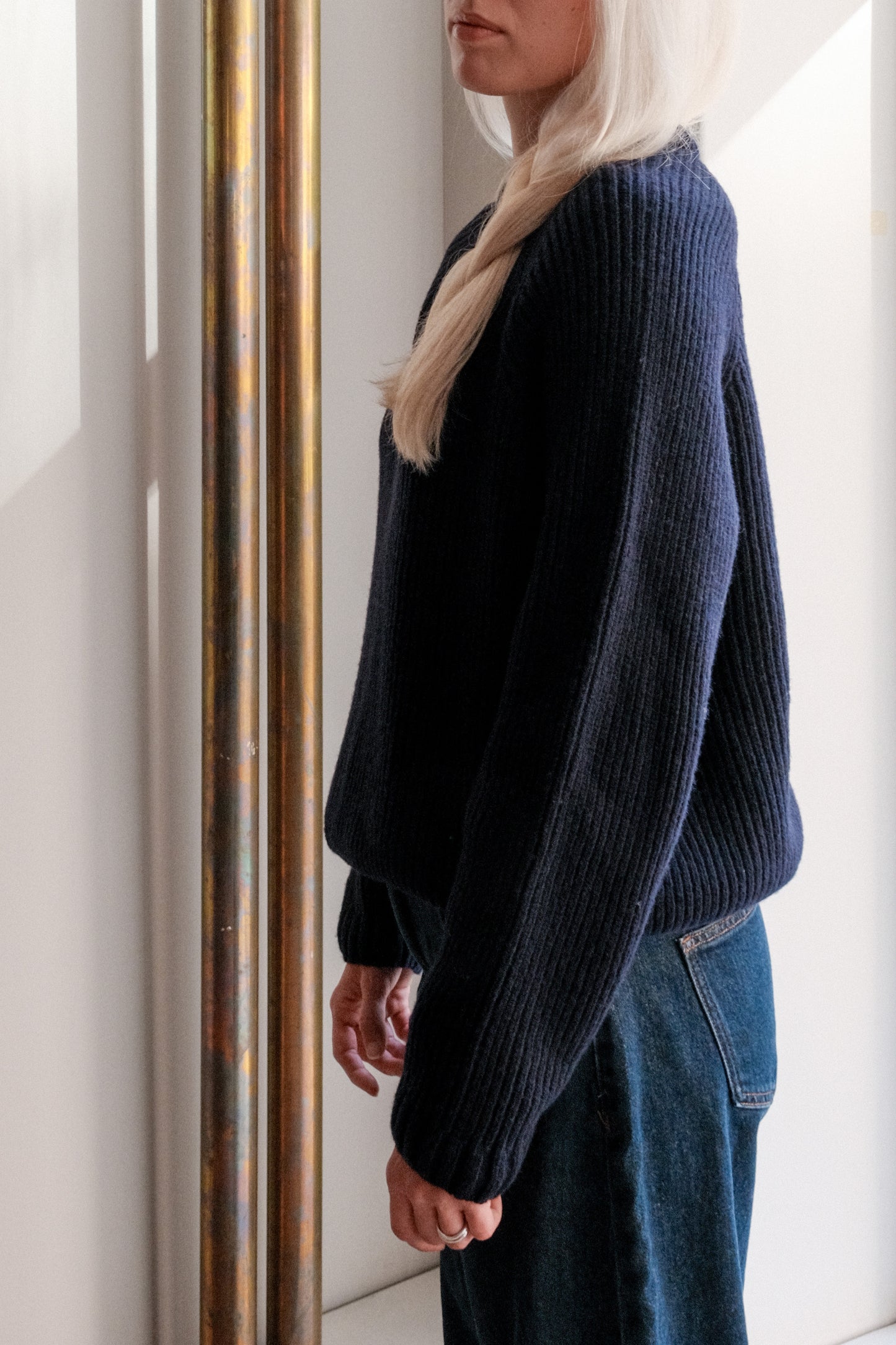 OUNCE garments Bon Sweater - navy