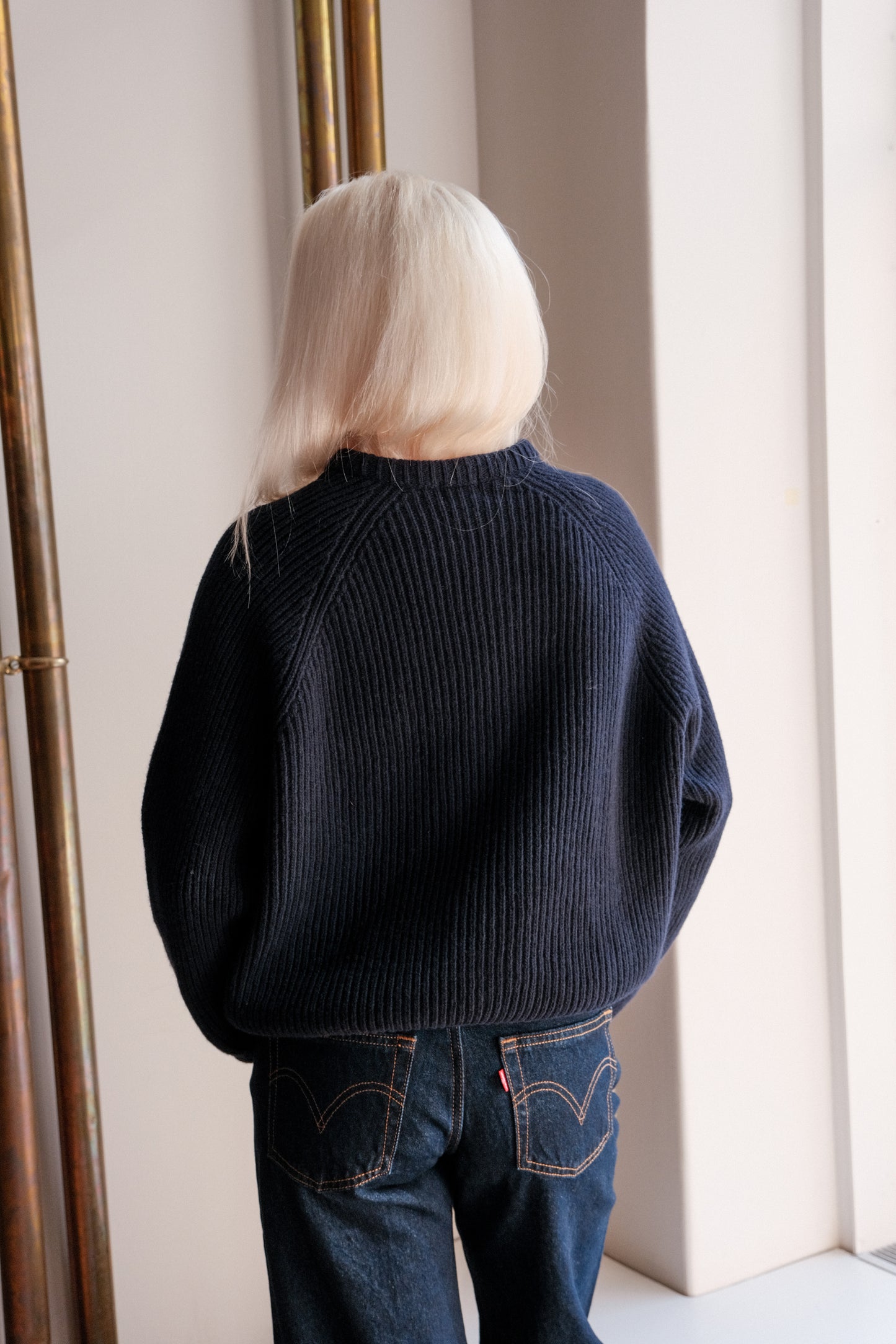 OUNCE garments Bon Sweater - navy