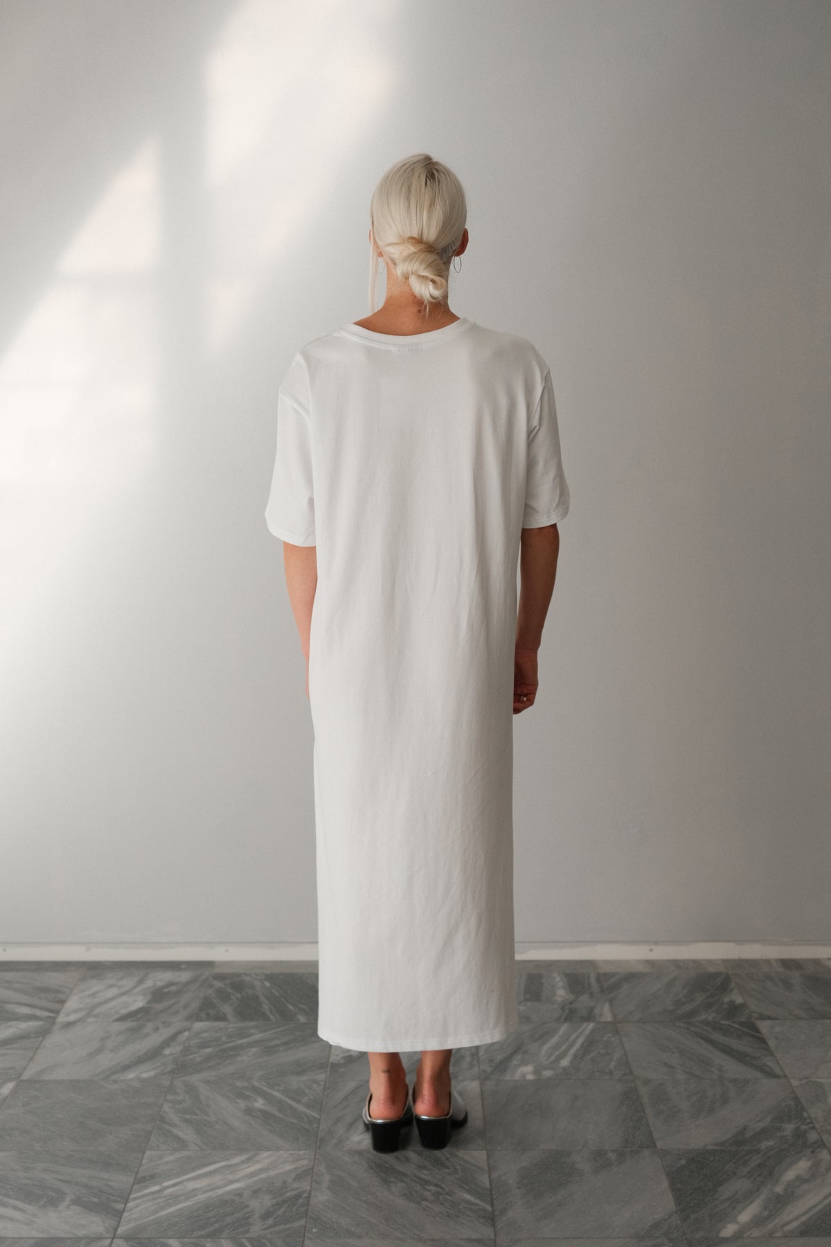 OUNCE garments Indie t-shirt dress - optical white