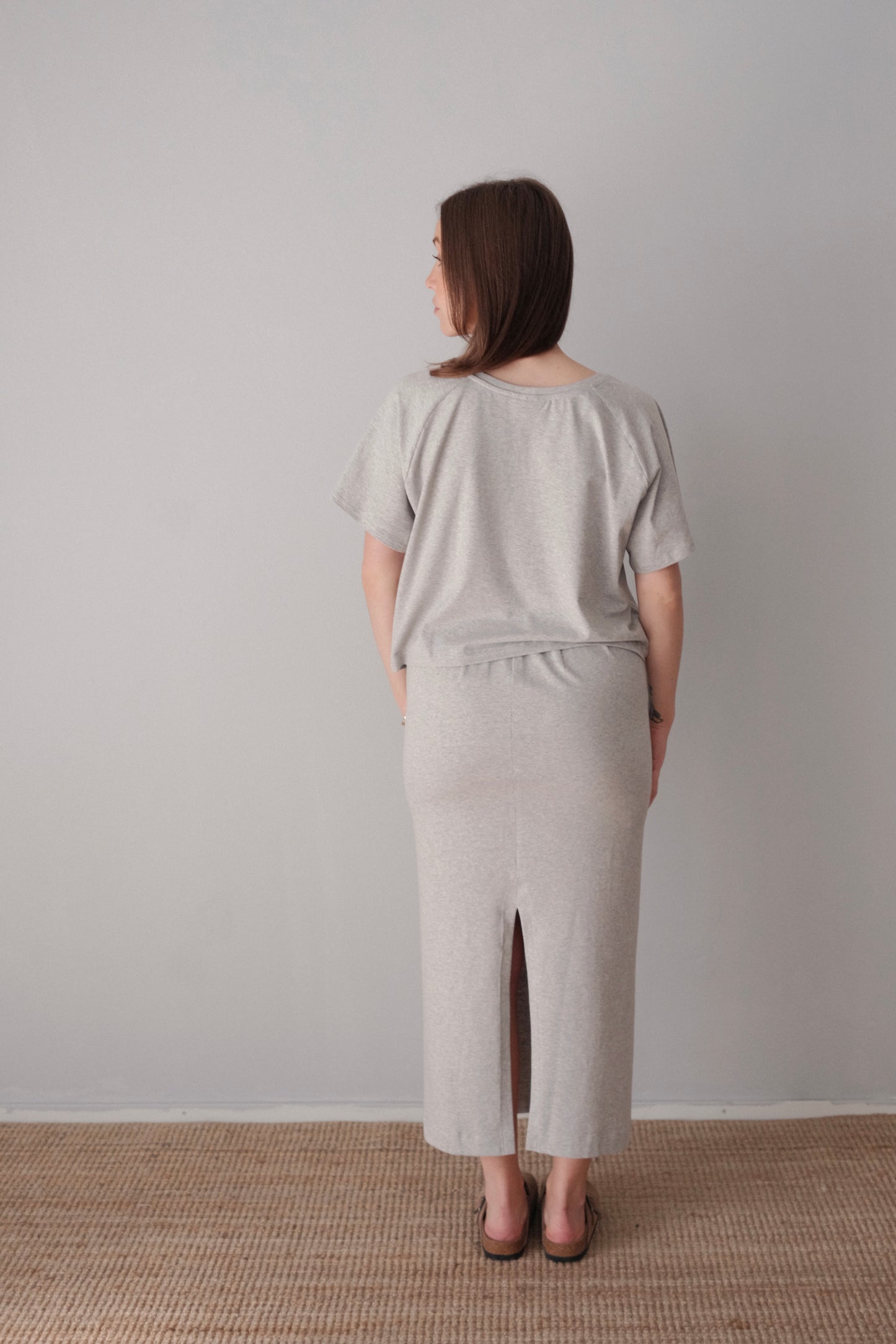 Naisten cropattu oversize t-paita