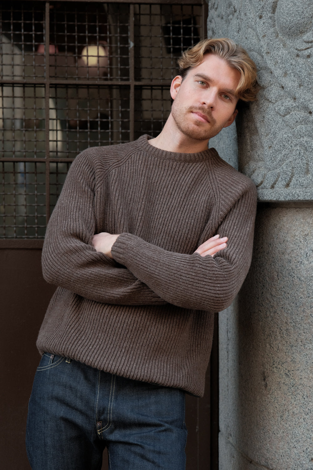 OUNCE garment Oskar Sweater - brown