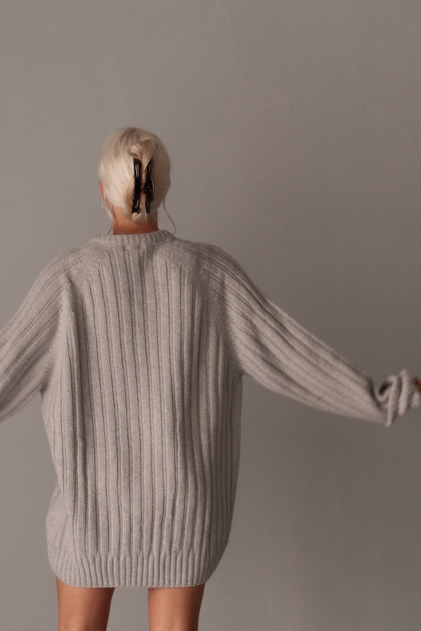 OUNCE garments Rope Sweater - grey melange