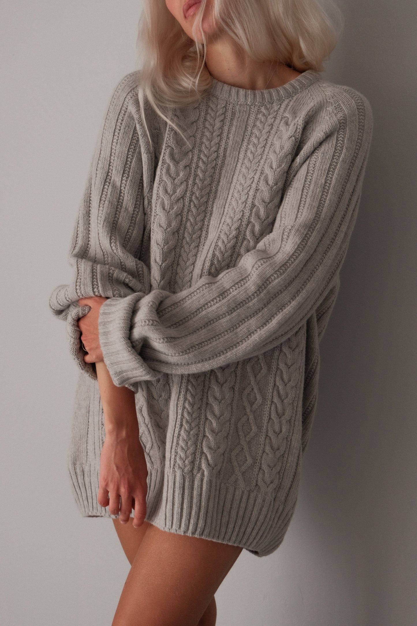 OUNCE garments Rope Sweater - grey melange
