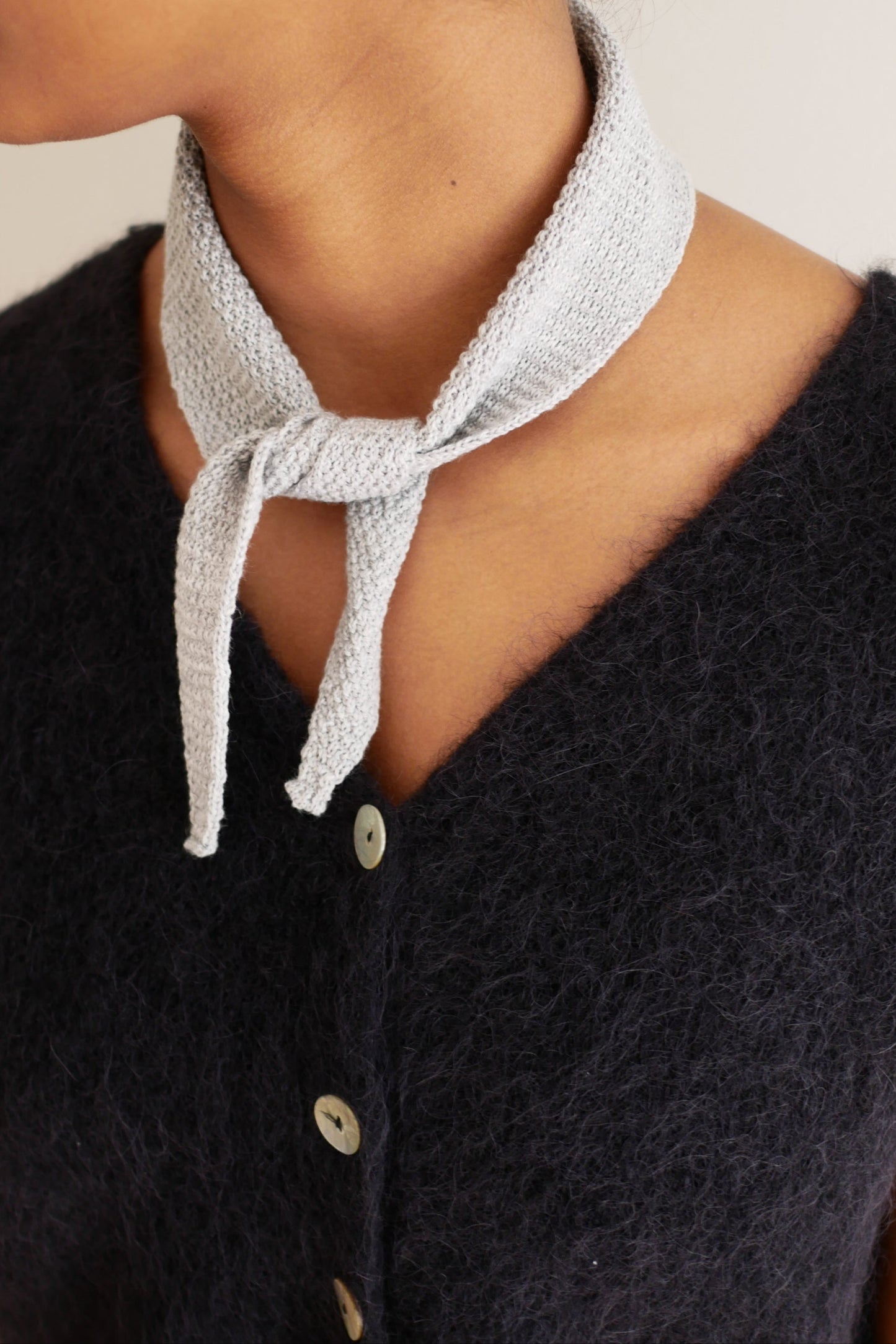 OUNCE garments Islet Merino scarf - grey