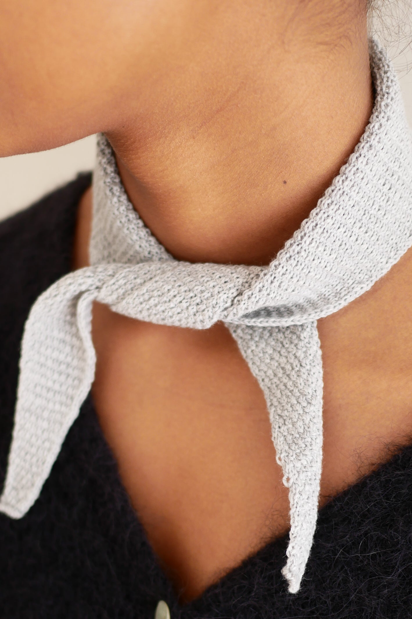 OUNCE garments Islet Merino scarf - grey