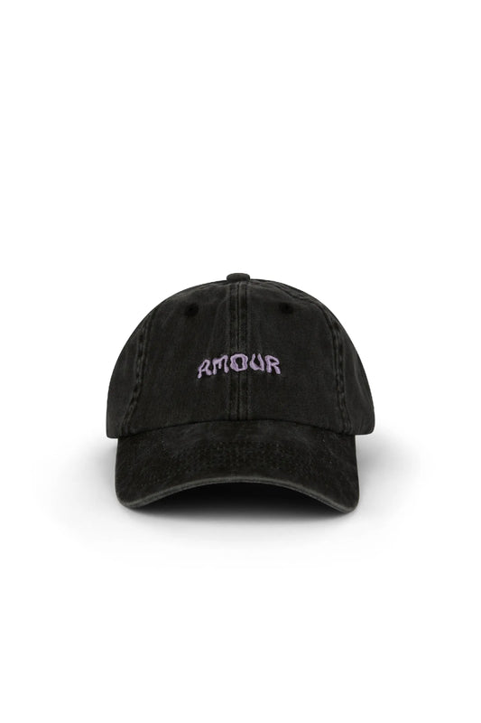 PICA PICA Amour Dad Cap - washed black