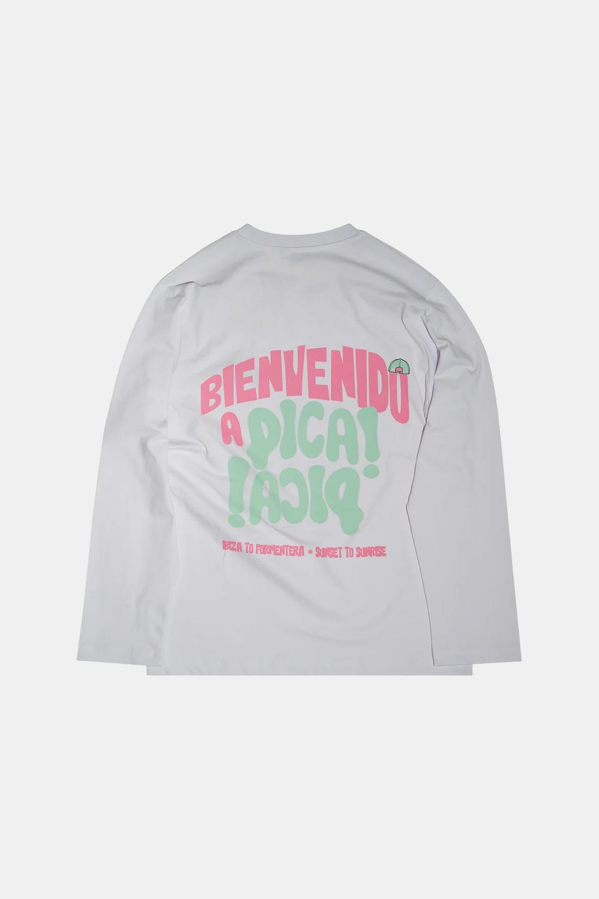 PICA PICA Bienvenido Pica longsleeve - white