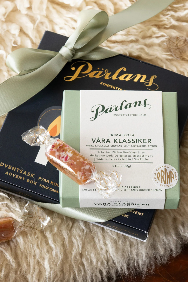 Pärlans Konfektyr Caramel box of 5 - our classics
